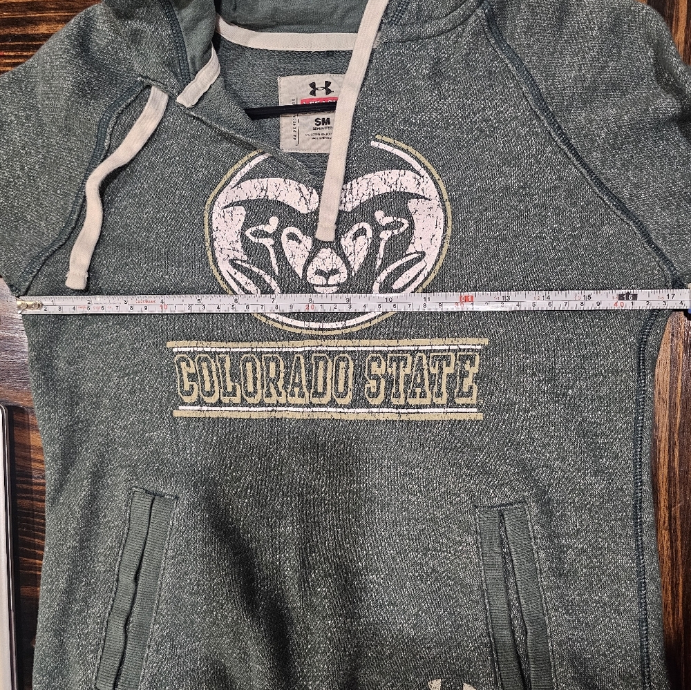 Colorado State University Size S Under Armour Hoodie - Picture 4 of 5
